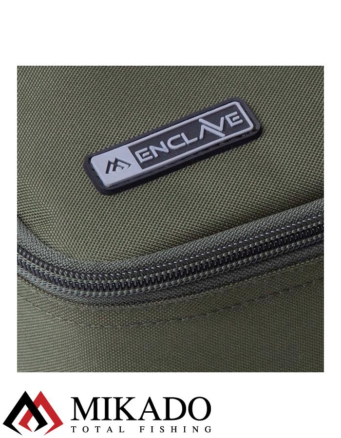 Сумка для карповых аксессуаров Mikado ENCLAVE UWF-022 (25 x 16 x 12 см.) темно-зеленая